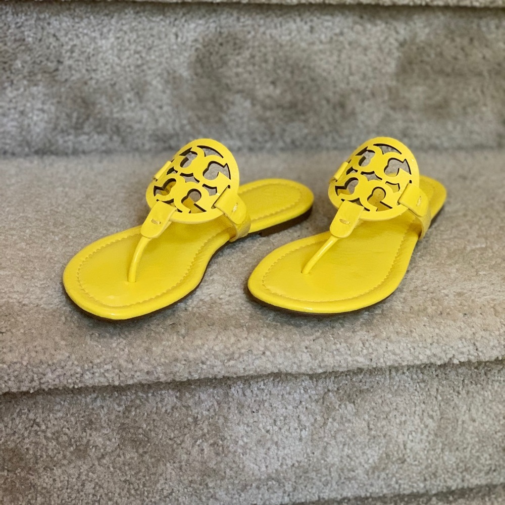 TORY BURCH Miller sandal patent leather - Picture 2 of 6